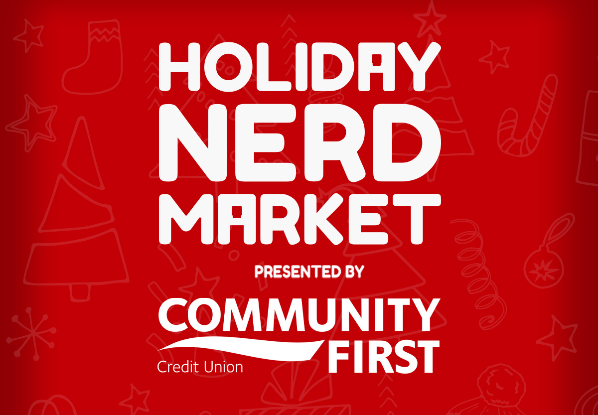 holiday nerd market graphic