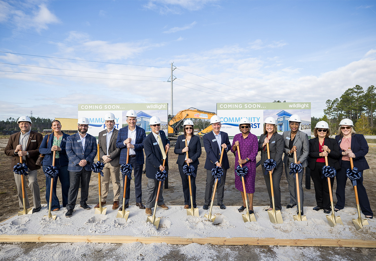Photo of Community First Leadership Team Breaking Ground